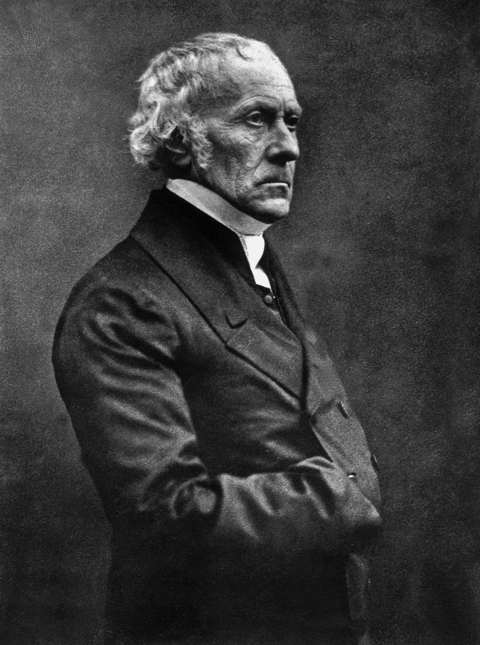 Francois Guizot (1787-1874) francouzský historik a politik, obrázek Nadar, duben 1850 od Nadar