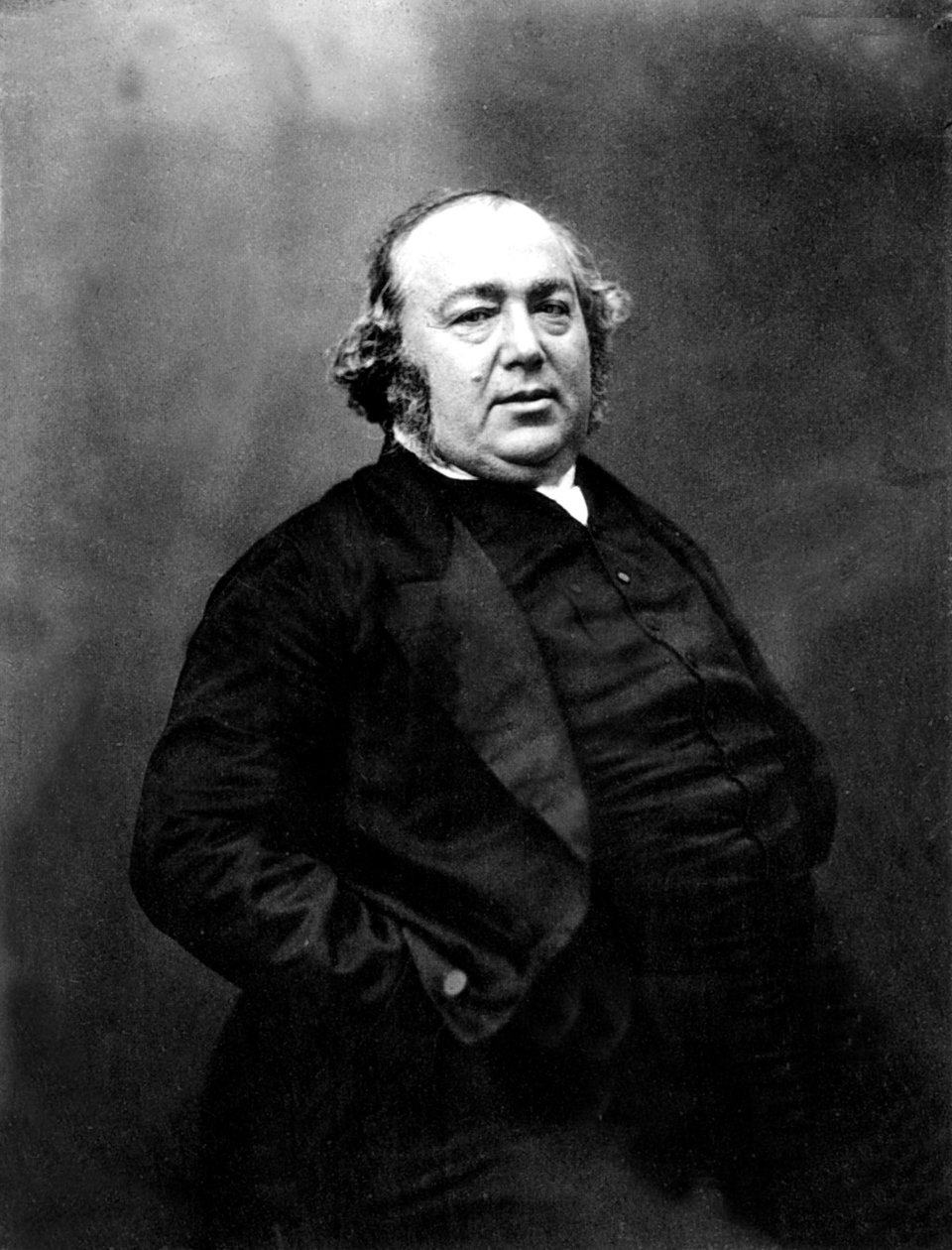 Francouzský kritik Jules Janin, fotografoval Nadar, kolem roku 1855 od Nadar