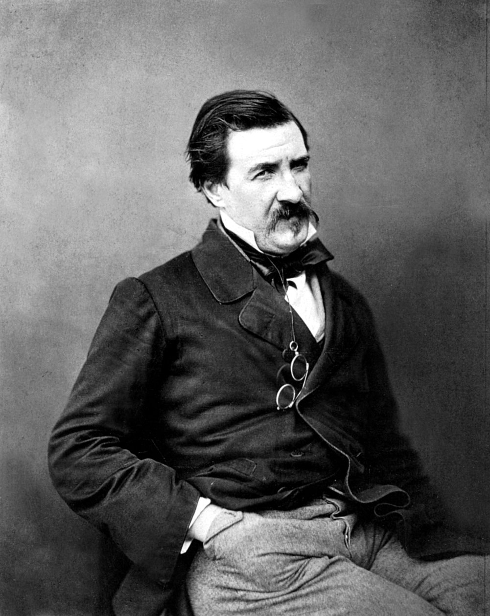 Francouzský spisovatel Jules Champfleury fotografoval Nadar, c.1865 od Nadar