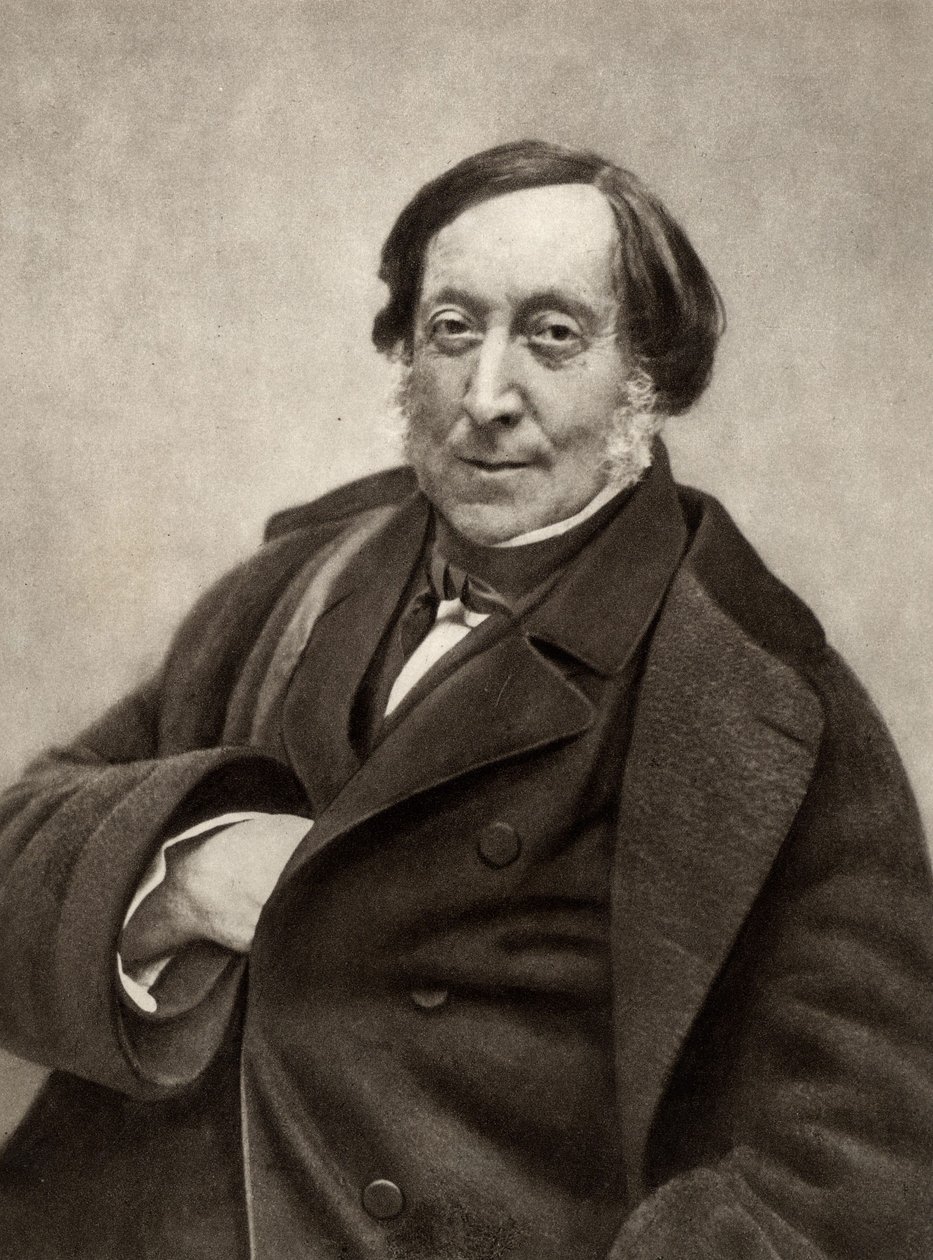 Gioachino (Antonio) Rossini (1792-1868) od Nadar