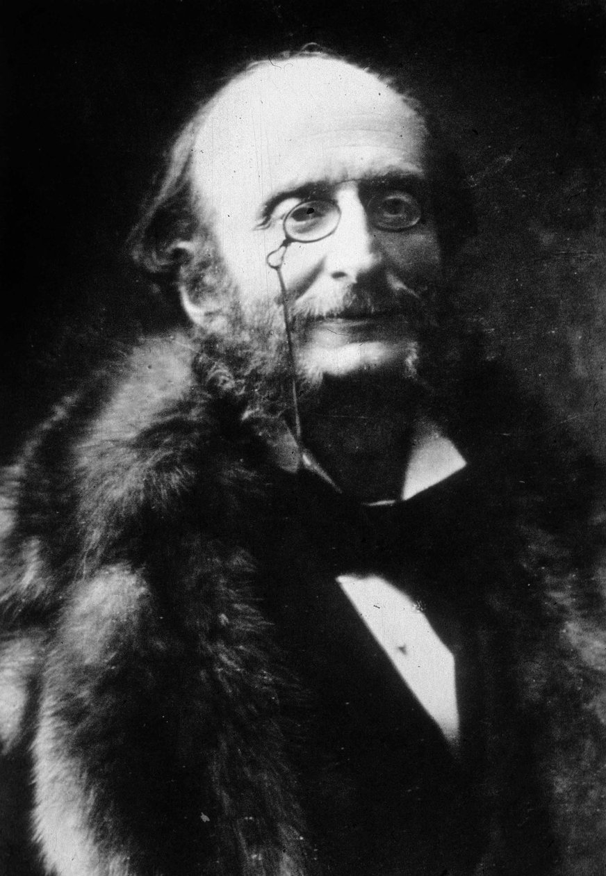 Jacques Offenbach (1819-1880) francouzský skladatel (čb foto) od Nadar
