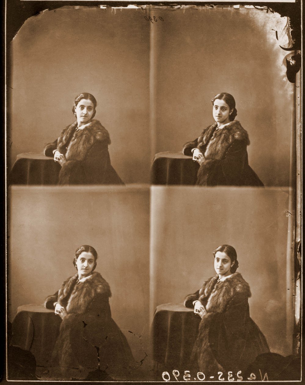 Portrét Adeliny Patti, soprán 1853-1919 (foto) od Nadar