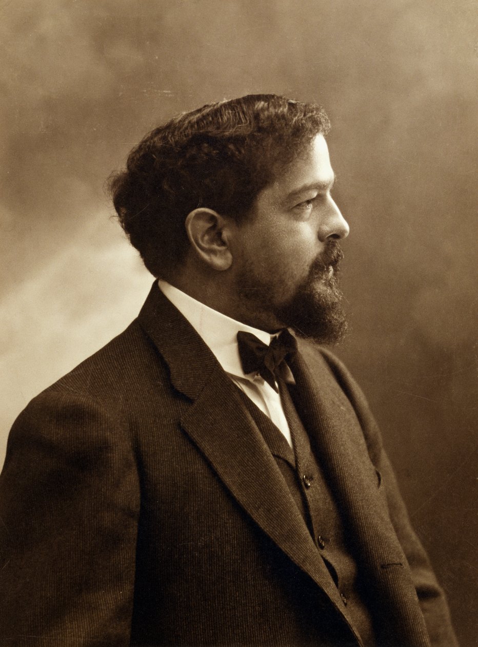Portrét Clauda Debussyho (Saint-Germain-en-Laye od Nadar