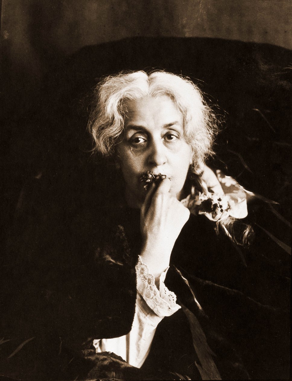 Portrét Ernestine Nadar, rozené Lefevre 1836-1909 (foto) od Nadar
