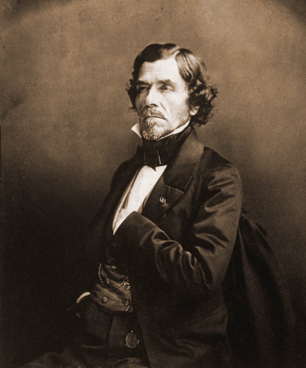 Portrét Eugena Delacroixe, malíře 1798-1863 (foto) od Nadar