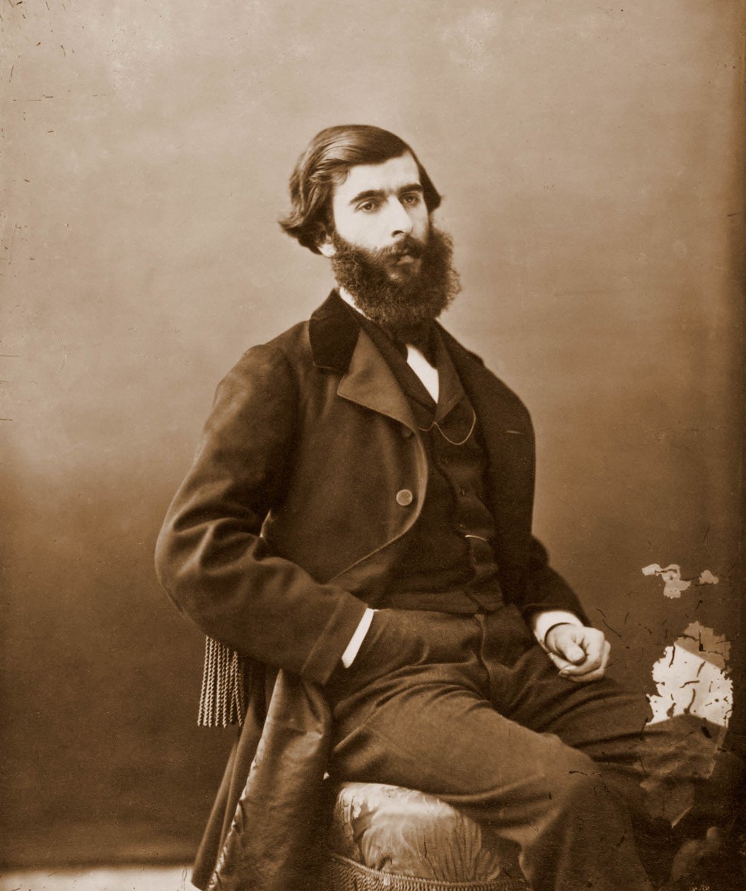 Portrét Ludovica Havelyho, libretisty 1834-1908. Napsal pro Offenbach (foto) od Nadar