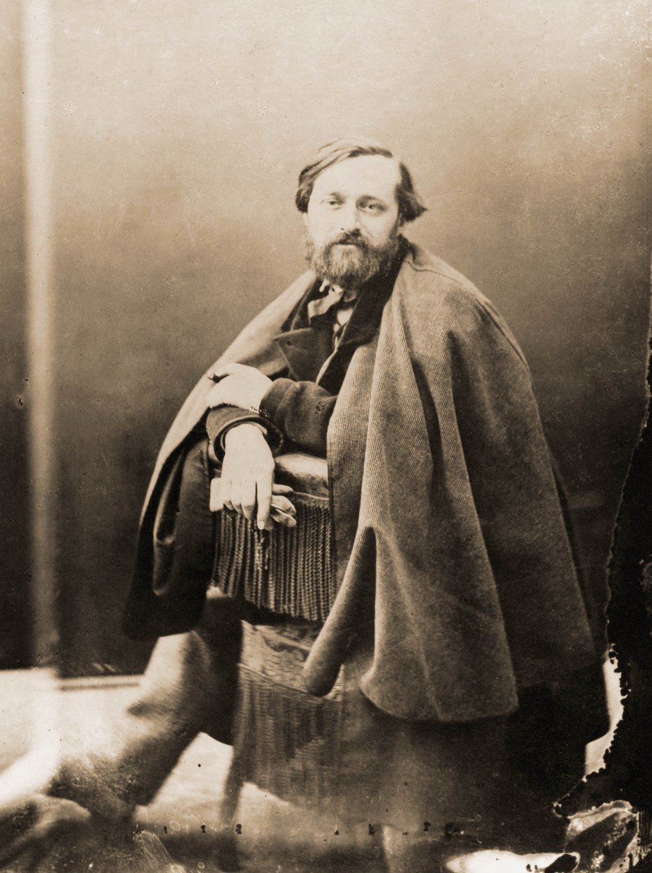 Portrét Pierre Alexix Ponson du Terrail, spisovatel, filetonista 1829-1871 (foto) od Nadar