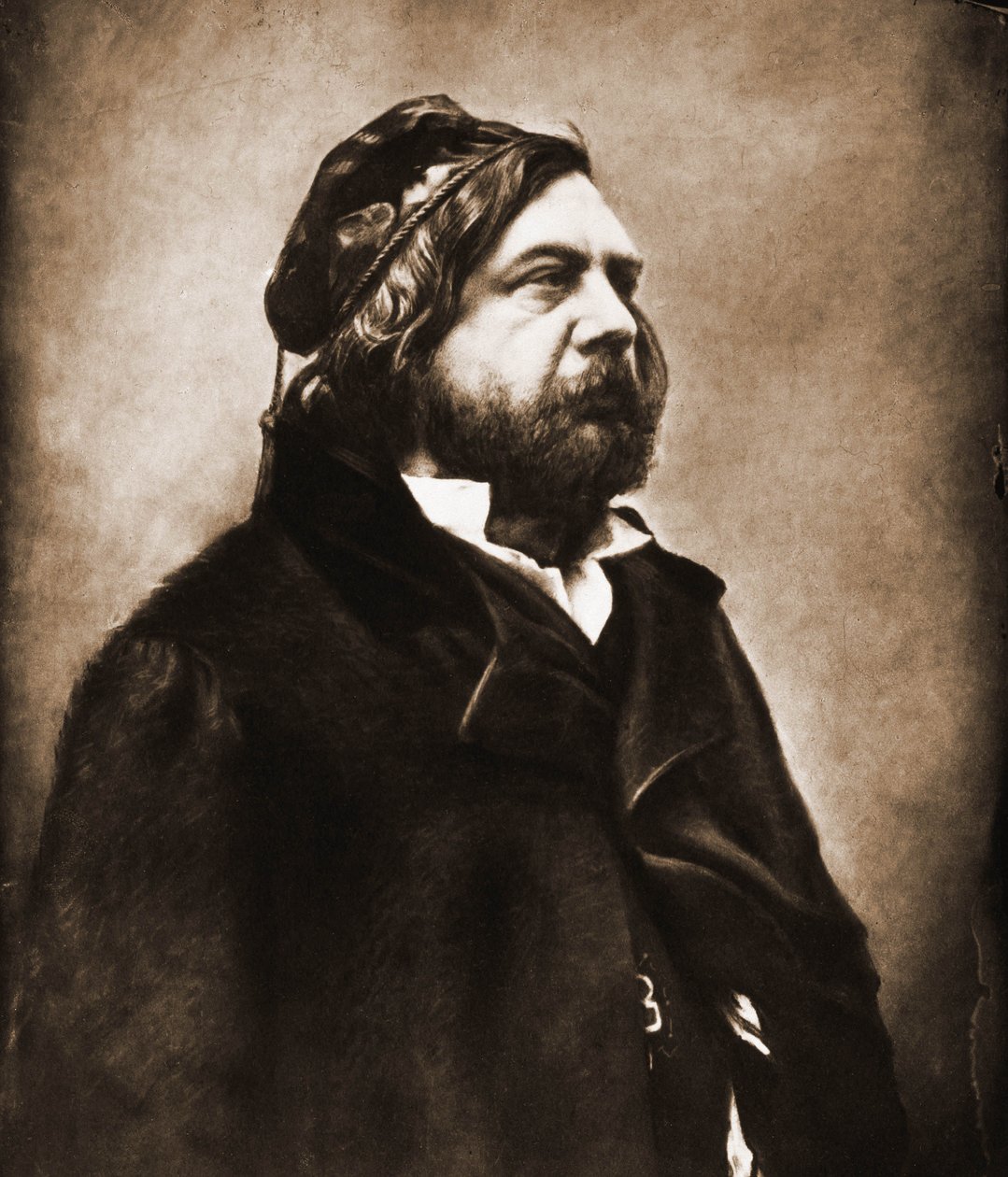 Portrét Theophila Gautiera, básníka 1811-1872 (foto) od Nadar
