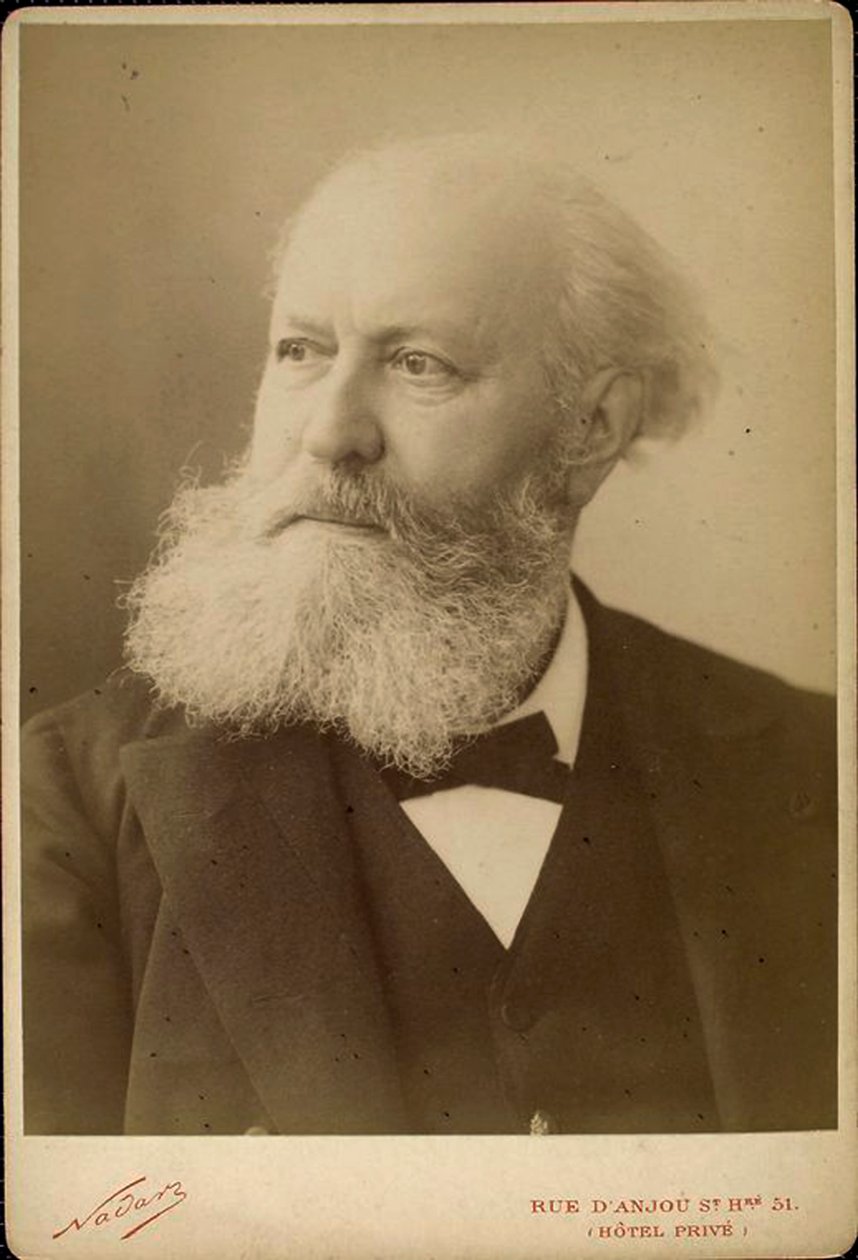 Charles Gounod , francouzský skladatel, konec 19. století od Nadar