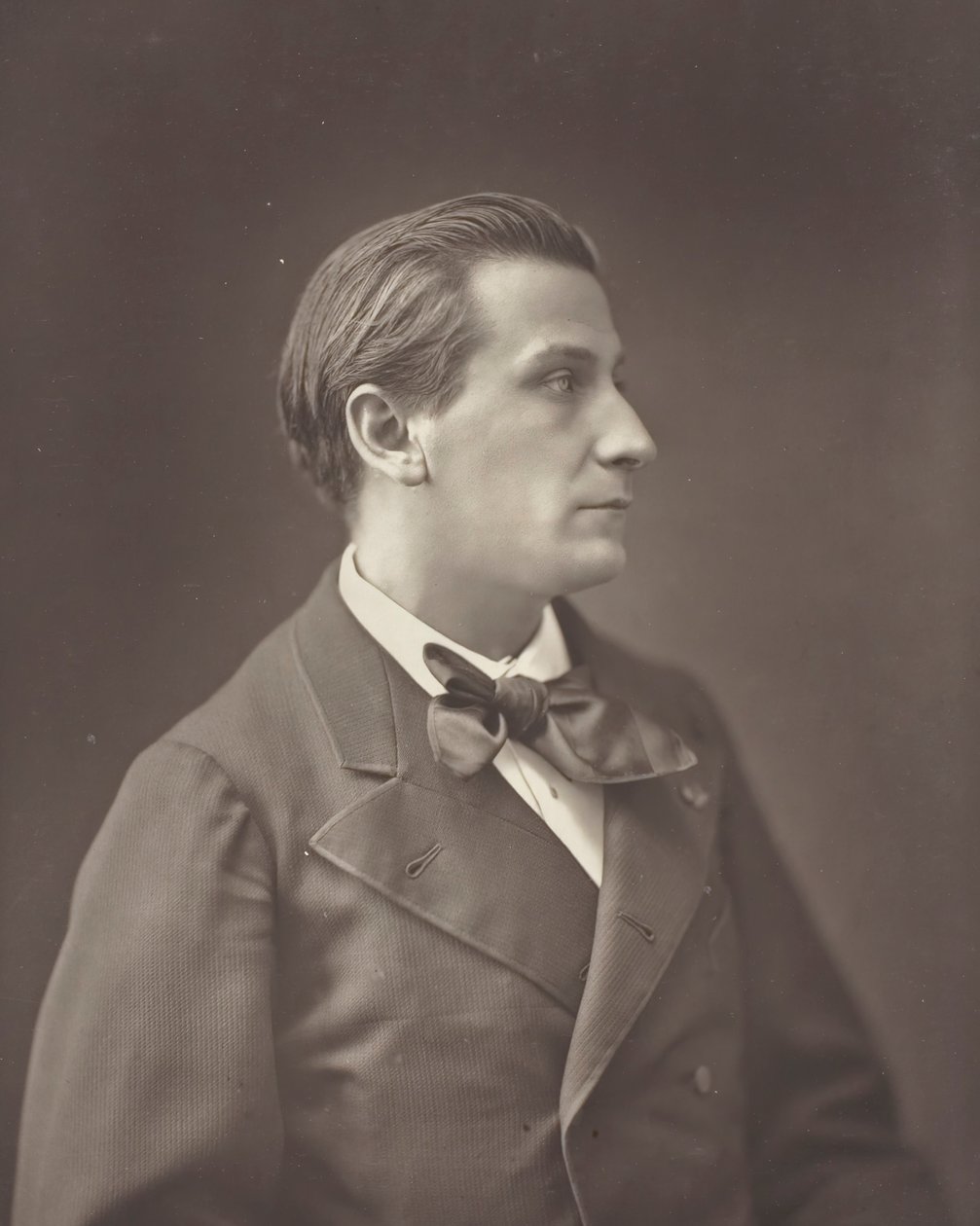 François Coppée francouzský básník a prozaik, 1842-1908, c. 1876. od Nadar