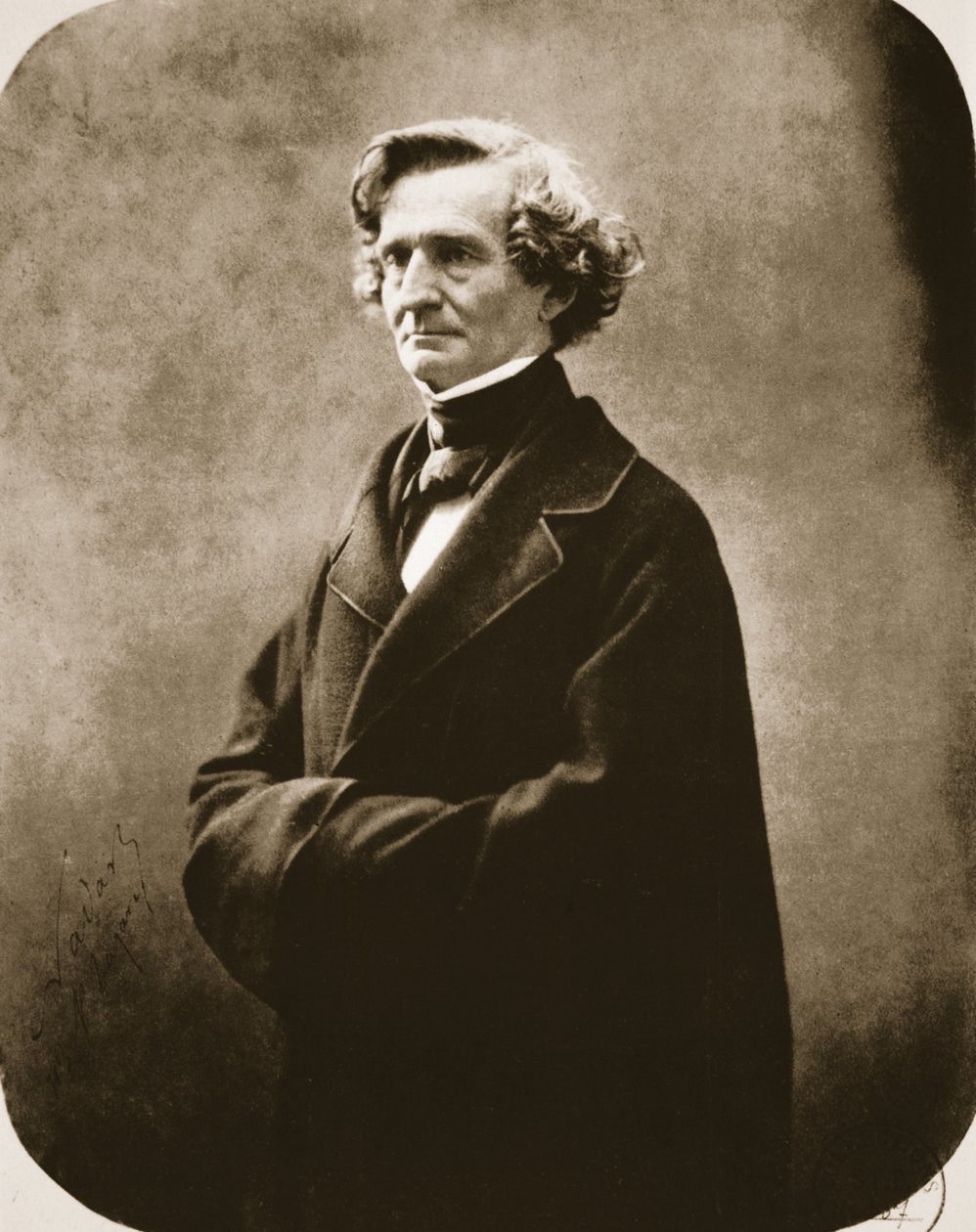 Hector Berlioz, 1863 (fotoryt) od Nadar