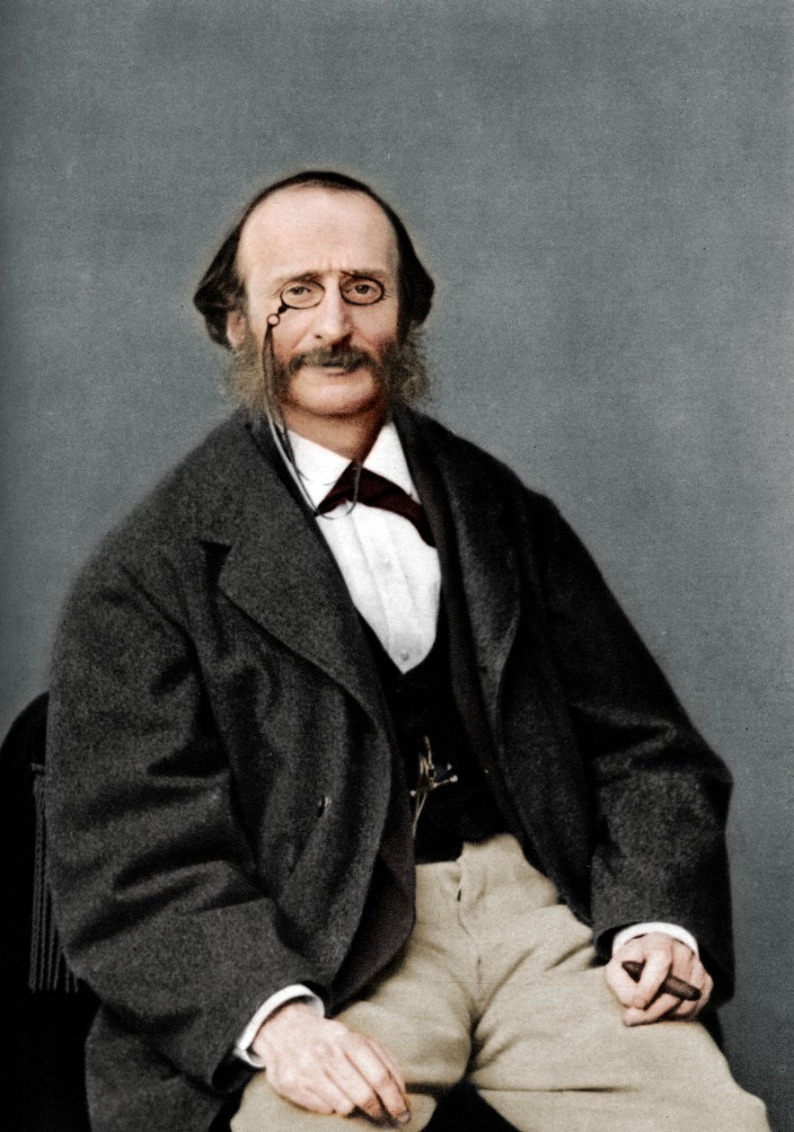 Jacques Offenbach 1819-1880, francouzský skladatel německého původu, violoncellista a impresário romantiky od Nadar