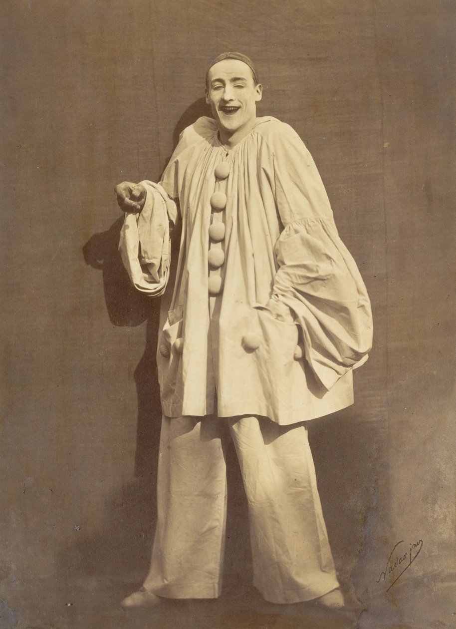 Pierrot Laughing, 1855. od Nadar