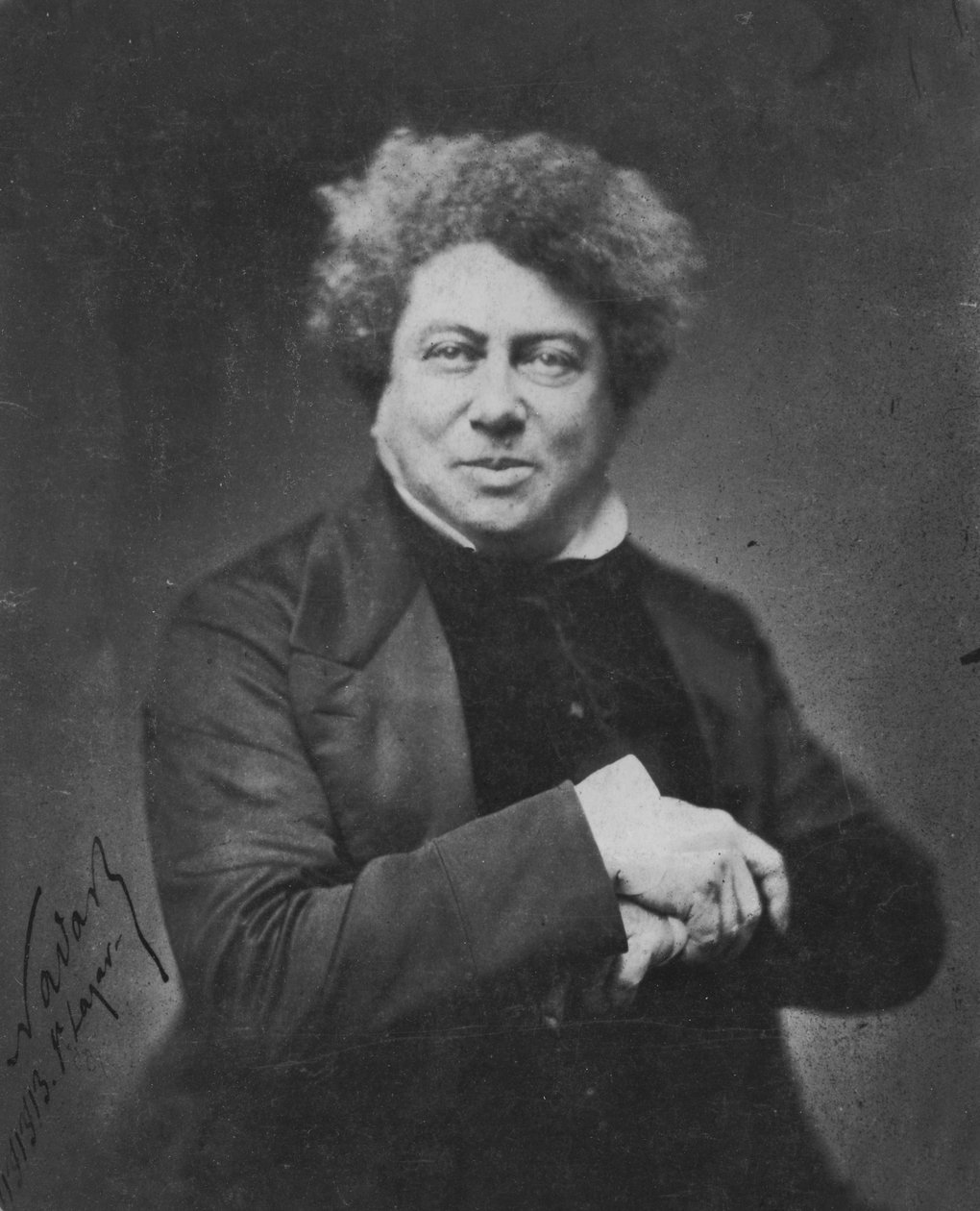 Portrét Alexandra Dumase, 1855 od Nadar