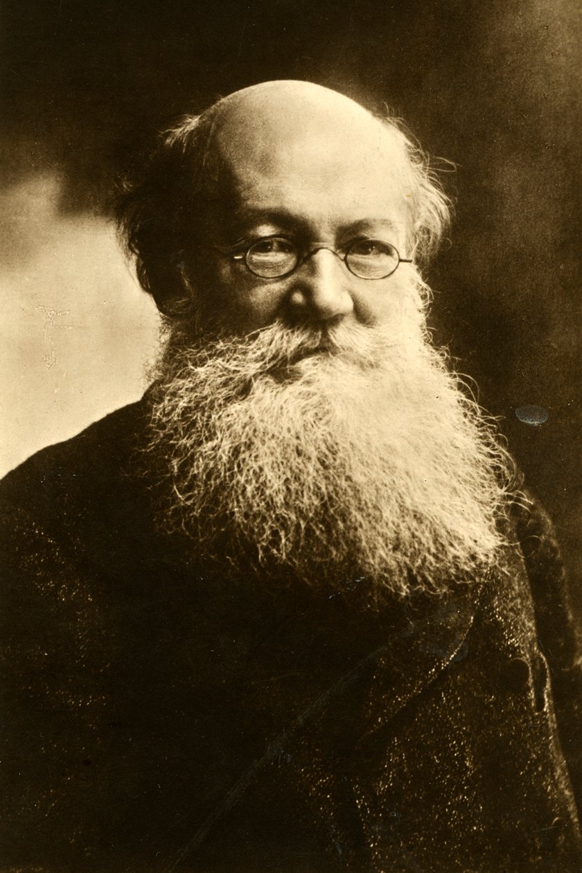 Pjotr Alexejevič Kropotkin, ruský anarchista, c1900 od Nadar