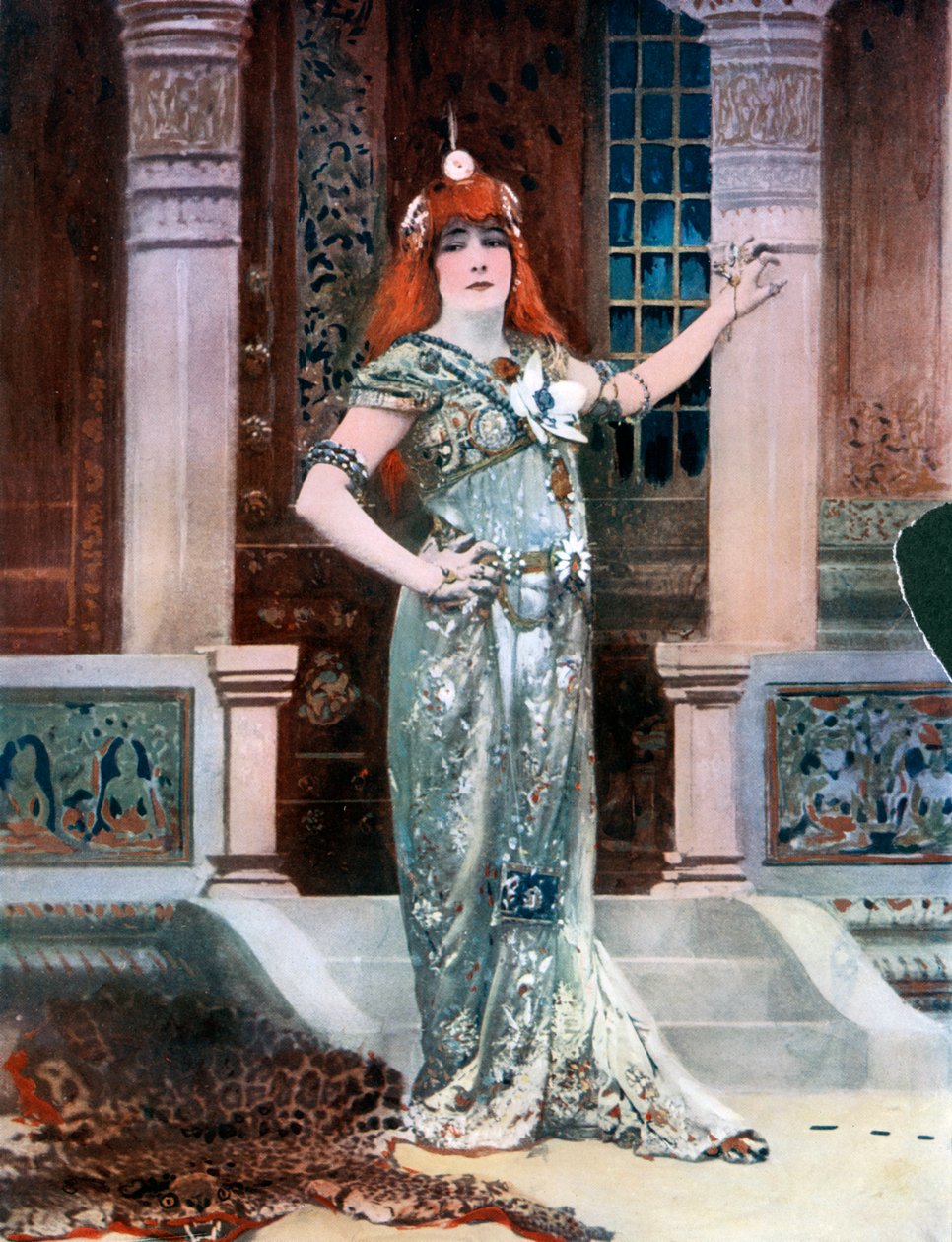Sarah Bernhardt jako Isolda, c1902. od Nadar