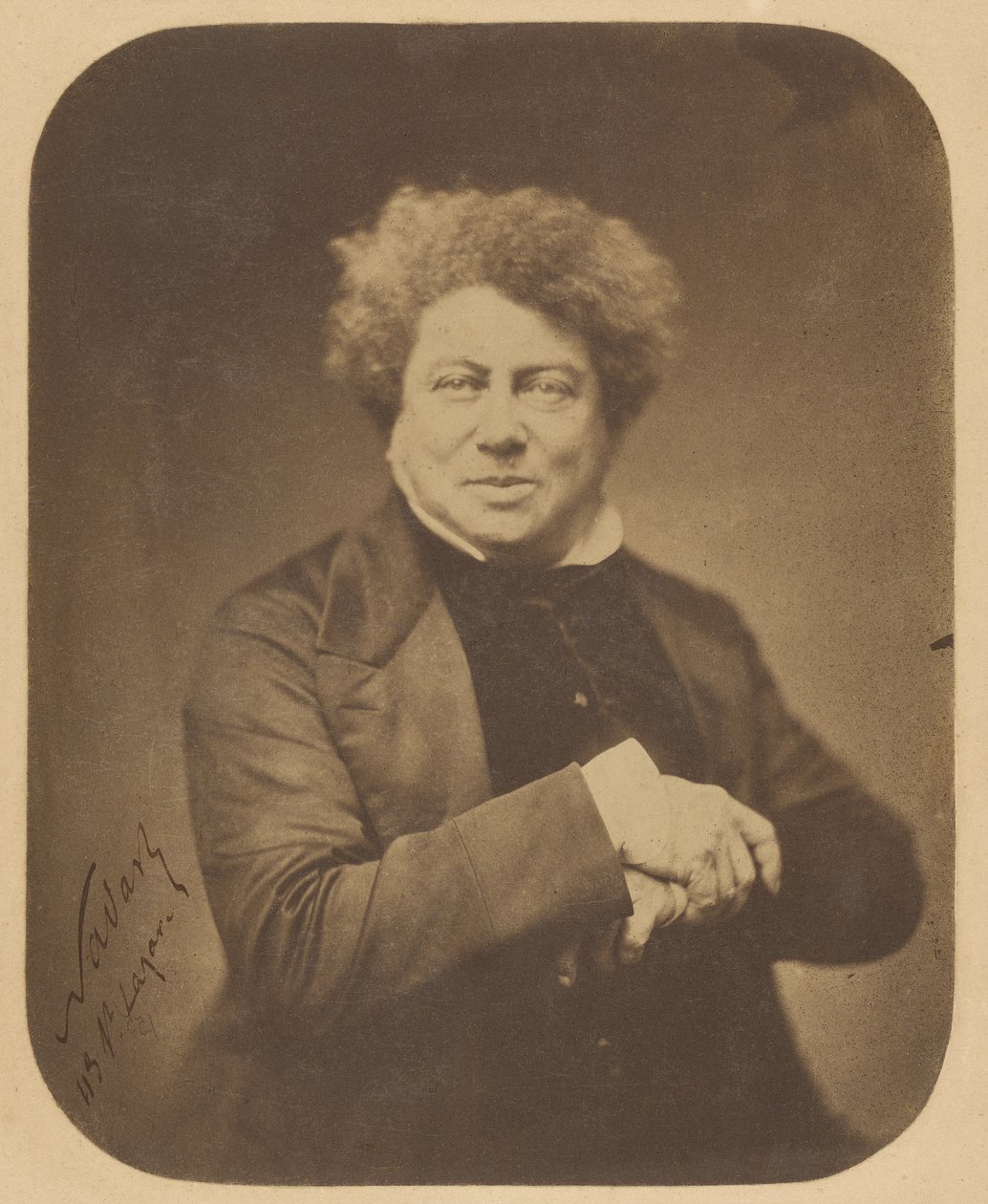 Alexander Dumas [père] (1802-1870) / Alexandre Dumas od Nadar [Gaspard Félix Tournachon]