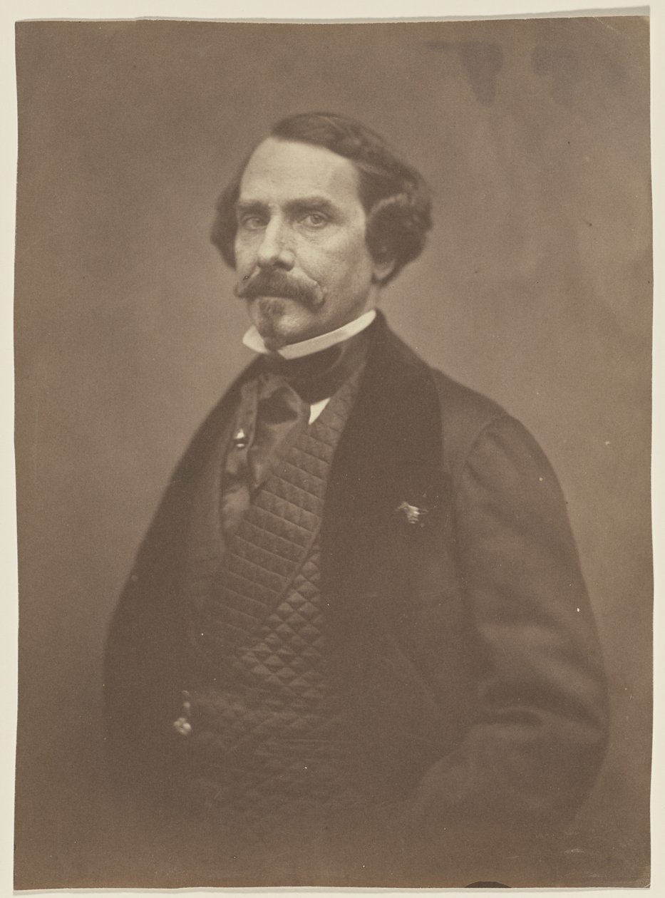 Jules Lecomte, novinář od Nadar [Gaspard Félix Tournachon]