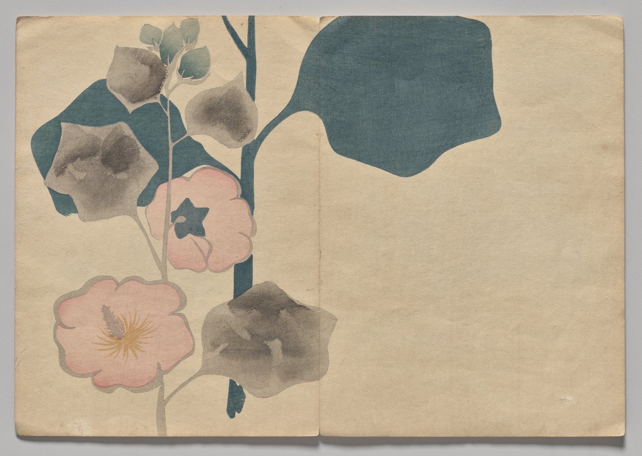 Scéna z Kōrin Picture Book (svazek 2) od Nakamura Hochu