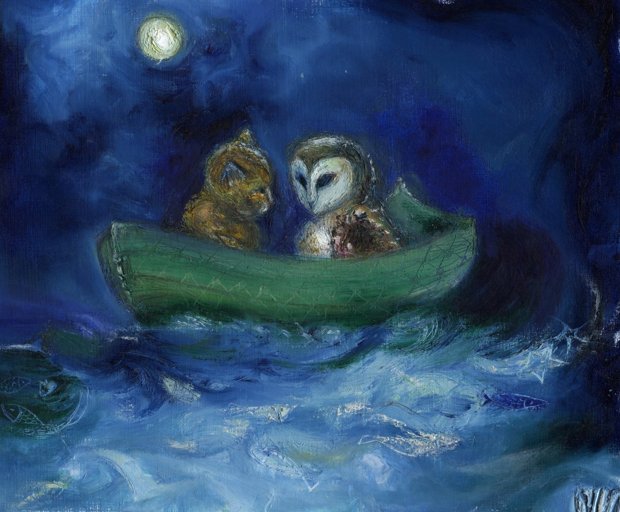 The Owl and the Pussycat, 2014, od Nancy Moniz Charalambous