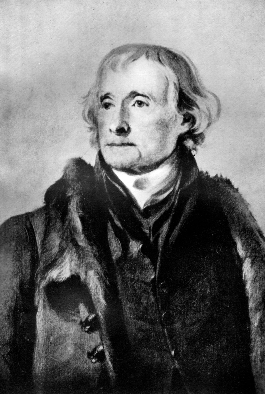 Thomas Jefferson, třetí prezident Spojených států, 1933. od Nancy Clifton M. Randolph