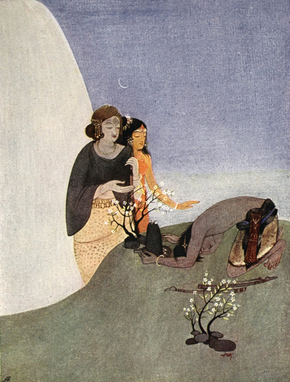 Kirat-Arjuna, 1913. od Nandalal Bose