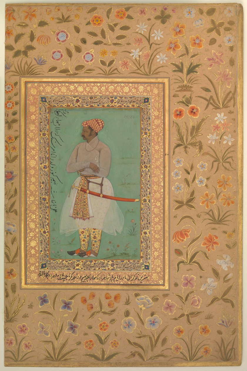 Portrét Maharaja Bhim Kanwar od Nanha