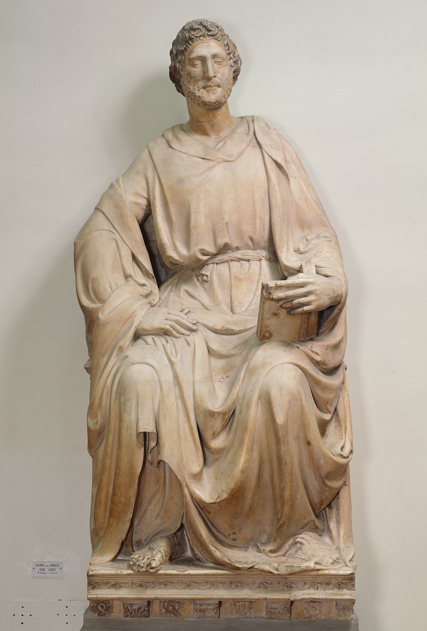 Svatý Lukáš, 1415 (mramor) od Nanni di Banco