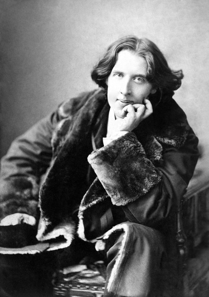 Oscar Wilde ve svém oblíbeném kabátě, 1882 od Napoleon Sarony
