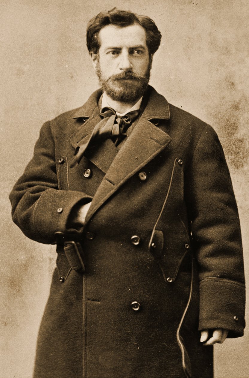 Portrét Frédérica Auguste Bartholdiho, kolem roku 1880 od Napoleon Sarony