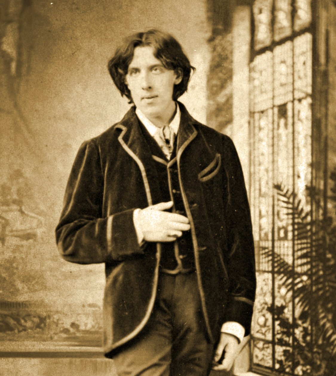 Portrét Oscara Wilda c. 1882 od Napoleon Sarony