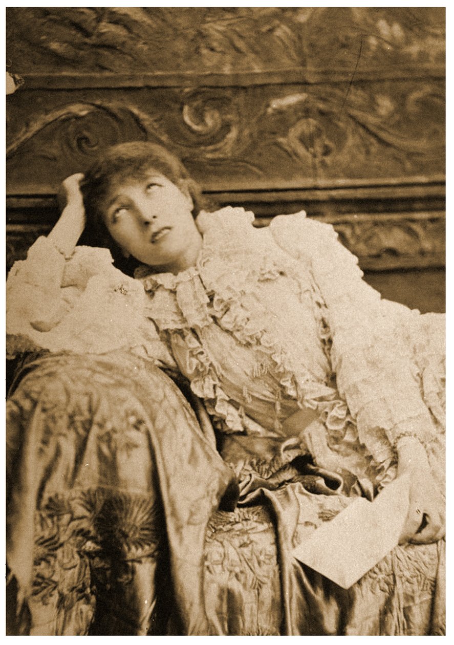 Sarah Bernhardt jako Phedre v Racine "Phaedra" 1903 od Napoleon Sarony