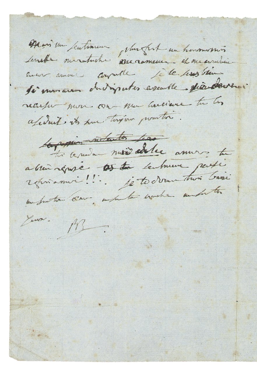 Dopis Josephine de Beauharnais od Napoleon Bonaparte