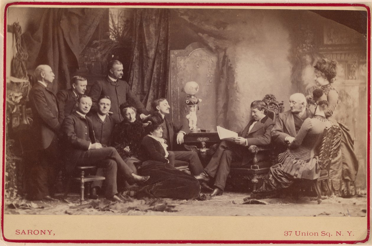 Divadelní společnost Augustina Dalyho od Napoleon Sarony