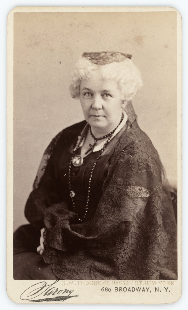 Elizabeth Cady Stanton od Napoleon Sarony