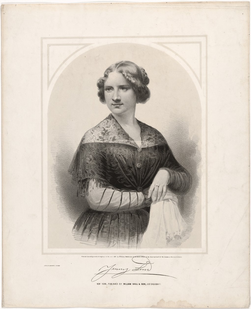 Jenny Lind od Napoleon Sarony