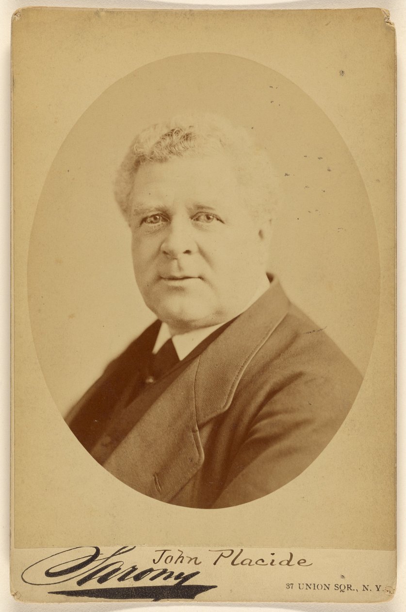 John Placide. Union Square Co. od Napoleon Sarony