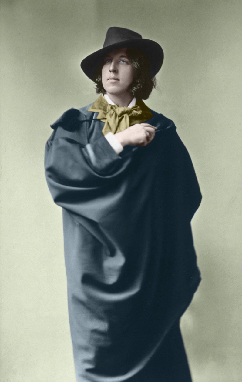 Oscar Wilde (1854 - 1900) asi 1882 (foto) od Napoleon Sarony