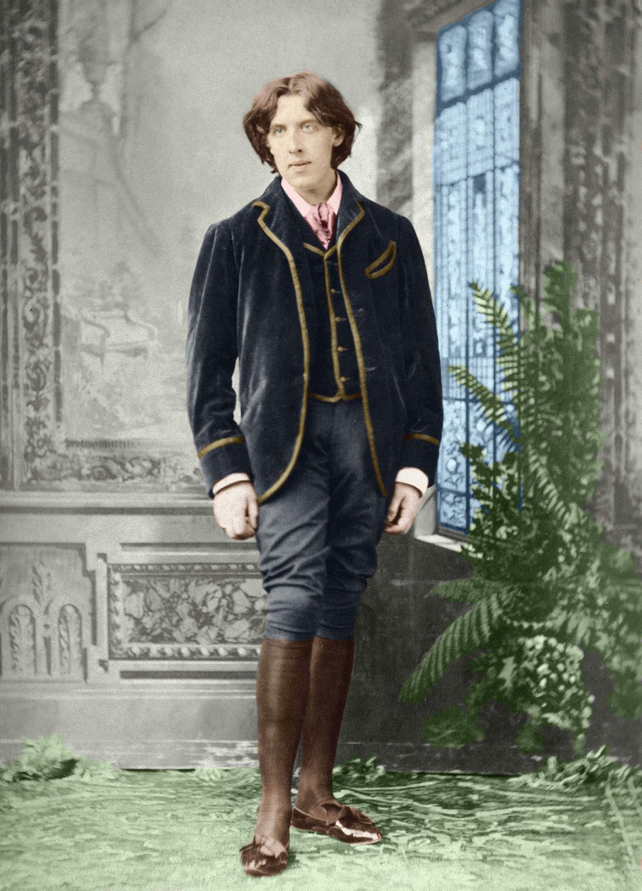 Oscar Wilde (1854 - 1900) asi 1882 (foto) od Napoleon Sarony