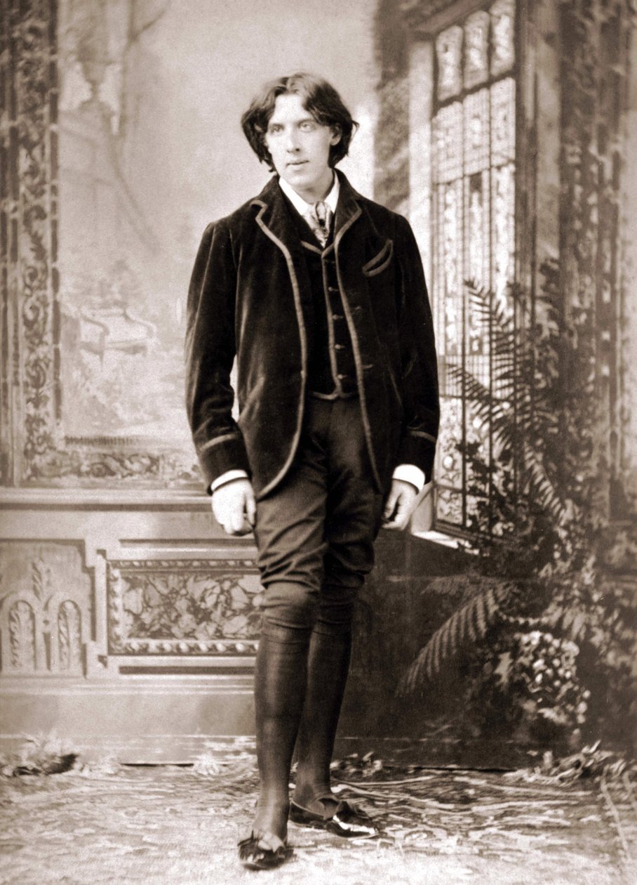 Oscar Wilde (1854 - 1900) kolem roku 1882 Napoleon Sarony (1821 - 1896). od Napoleon Sarony