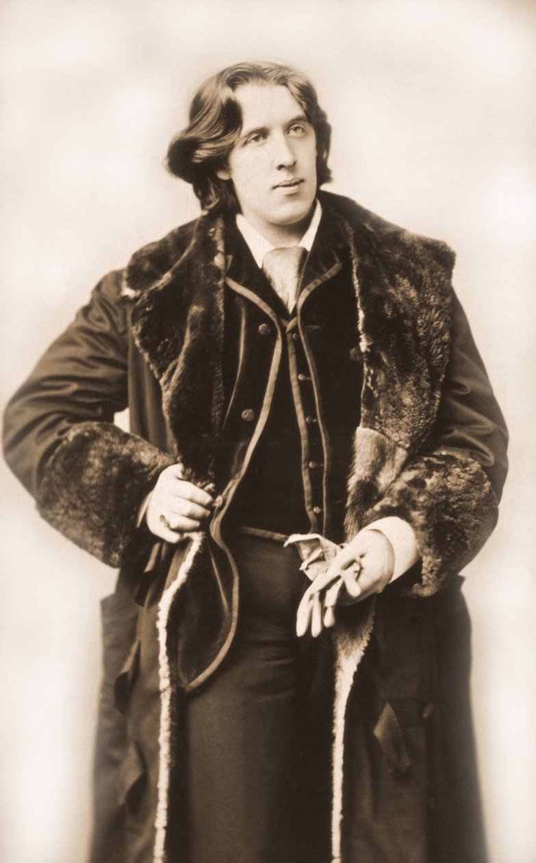 Oscar Wilde (1854 - 1900) kolem roku 1882 Napoleon Sarony (1821 - 1896). od Napoleon Sarony