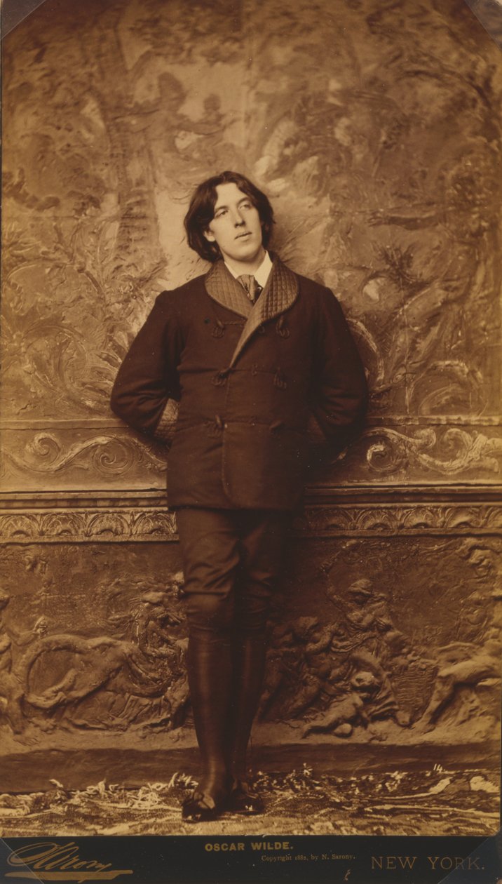 Oscar Wilde, kolem roku 1882 (tisk alba) od Napoleon Sarony