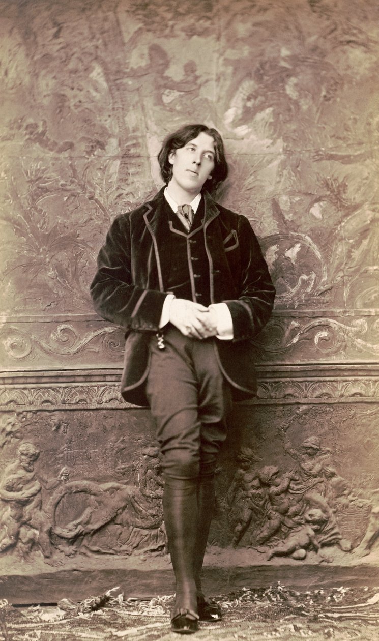 Oscar Wilde, počátek 80. let 19. století (foto) od Napoleon Sarony