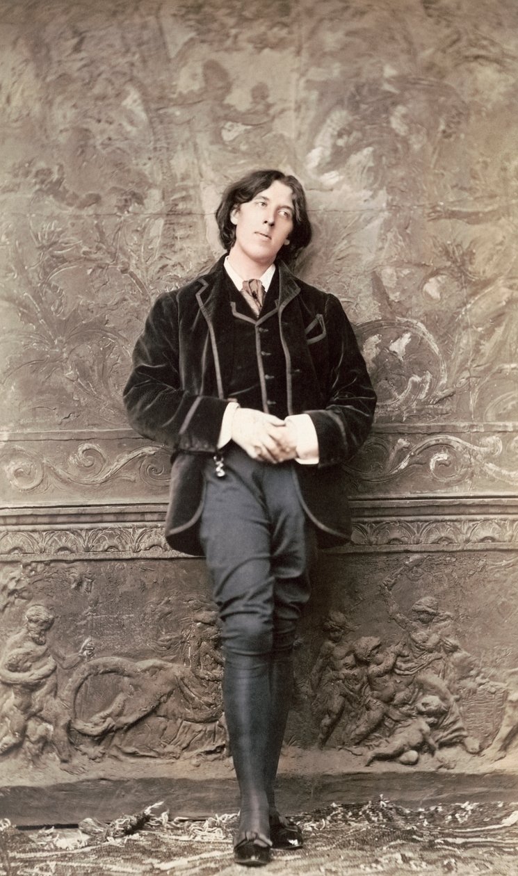Oscar Wilde, počátek 80. let 19. století (foto) od Napoleon Sarony