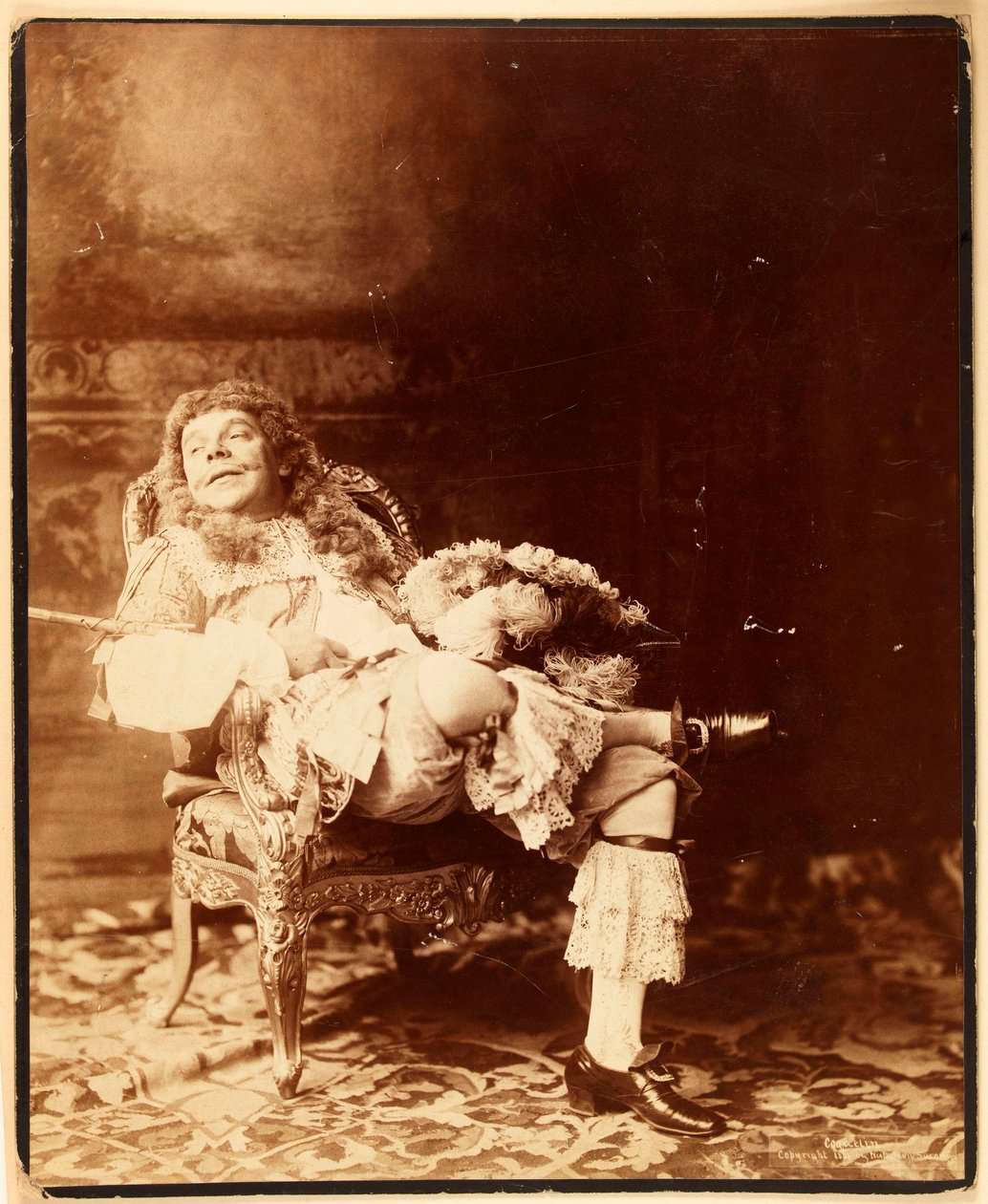 Porträt von Coquelin Ernest, genannt Coquelin cadet (1841-1909), Schauspieler od Napoleon Sarony