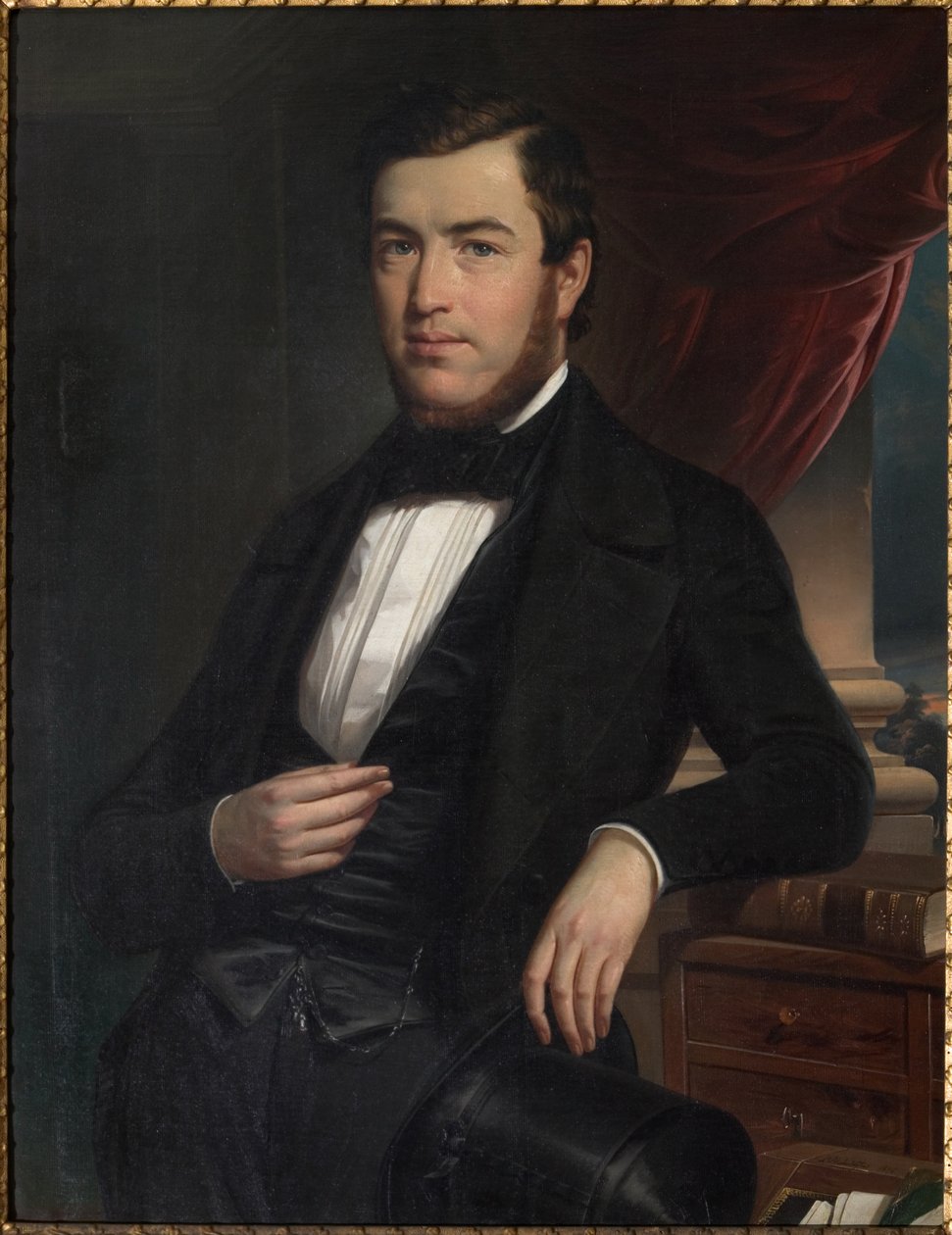 Portrét gentlemana (olej na plátně) od Narciso Malatesta