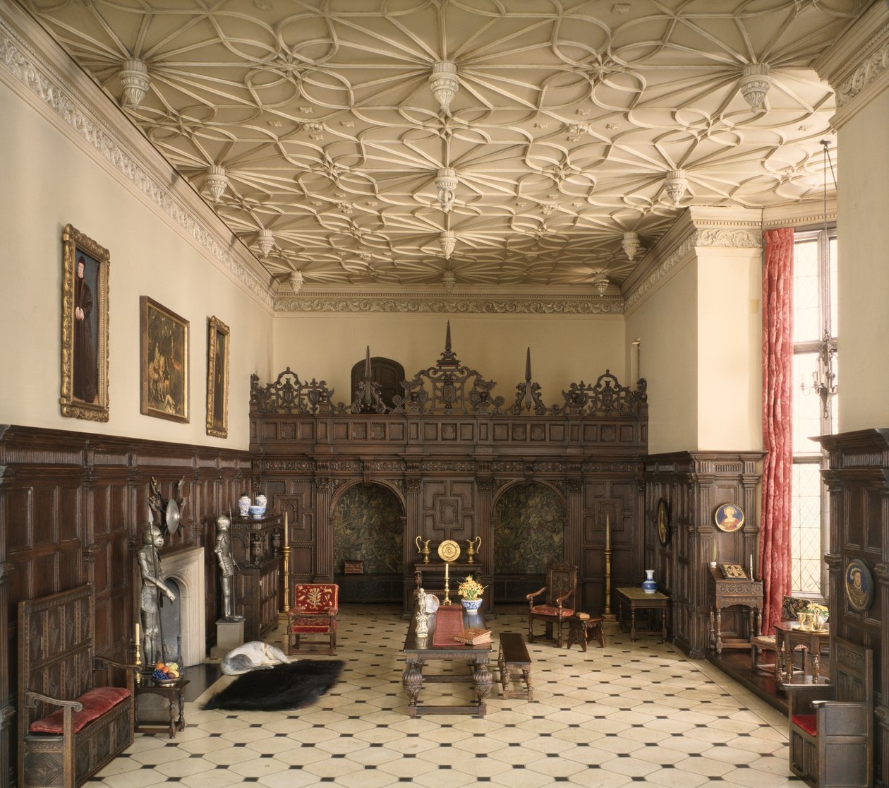 E-1: Anglická velká místnost pozdního tudorovského období, 1550-1603 od Narcissa Niblack Thorne
