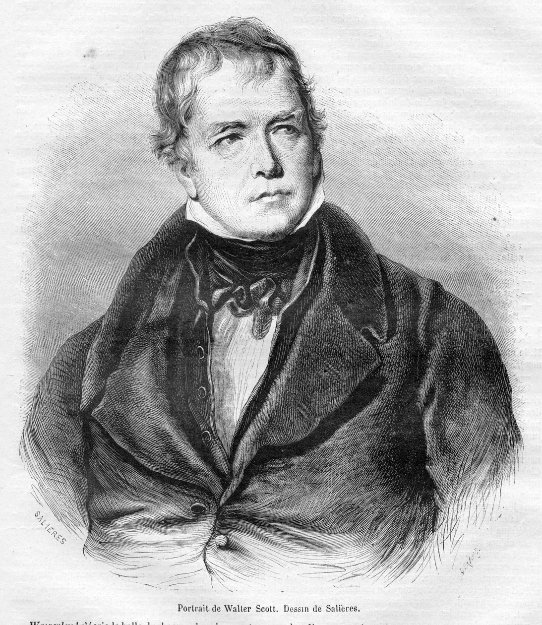 rytý portrét od Narcisse Salières