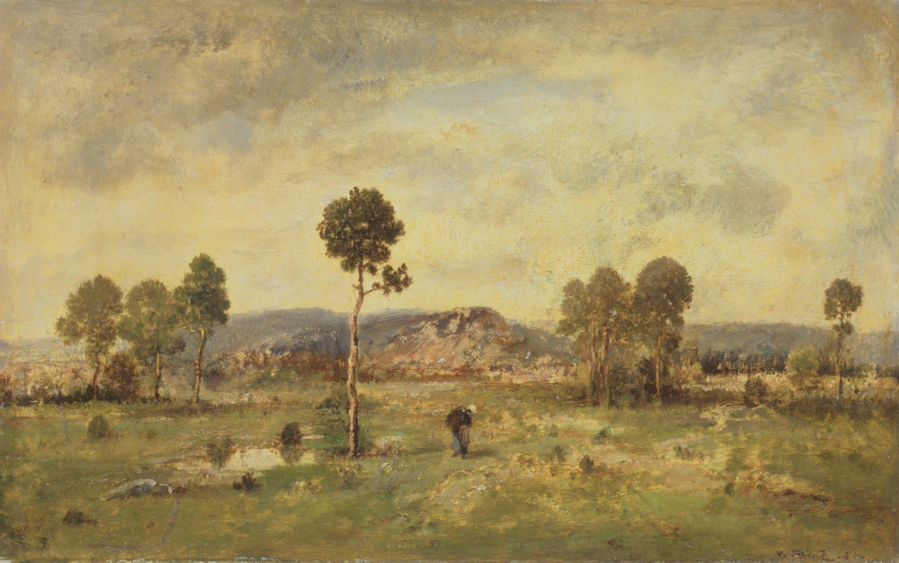 Krajina s borovicí, 1864 od Narcisse Virgile Diaz de la Peña