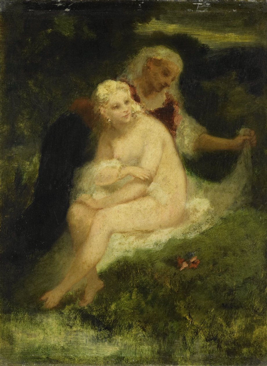 Po koupeli od Narcisse Virgile Diaz de la Peña